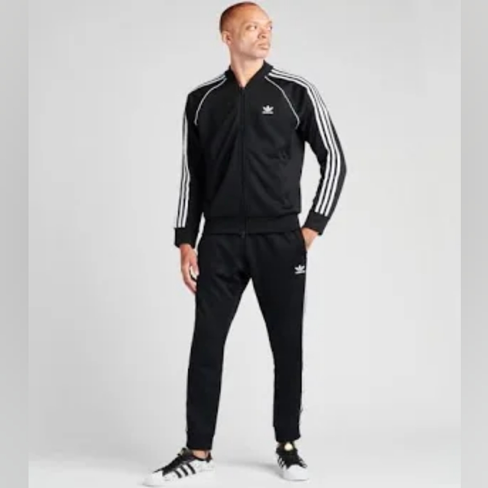 Adidas Superstar SST Tracksuit Black and white Men's Size Large